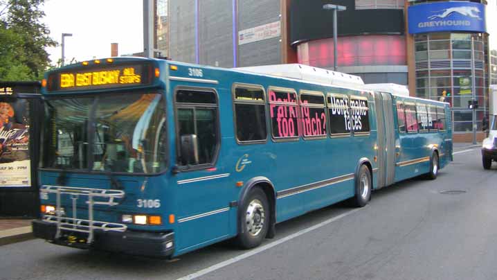 Port Authority Neoplan articulated AN460 3106
